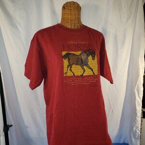 Advice from a Horse Gildan T-Shirt, L, Red